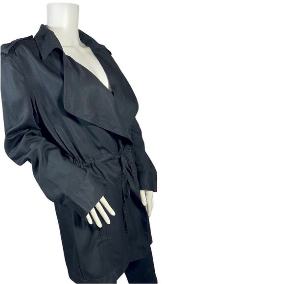 Hinge Brand Black Utility Jacket SZ M $129 - Picture 8 of 12